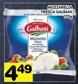 Supermarché PA MOZZARELLA FRESCA GALBANI offer