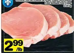 Supermarché PA Fresh Boneless Pork Chops offer