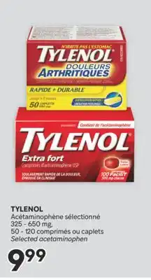 Brunet TYLENOL Acétaminophène sélectionné 325 - 650 mg offer