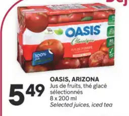 Brunet OASIS, ARIZONA Jus de fruits, thé glacé sélectionnés offer