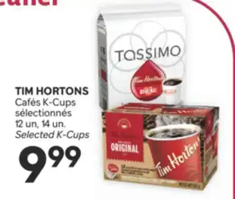Brunet TIM HORTONS Cafés K-Cups sélectionnés offer