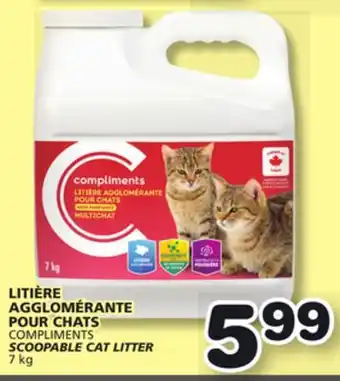 Marches Tradition COMPLIMENTS SCOOPABLE CAT LITTER offer
