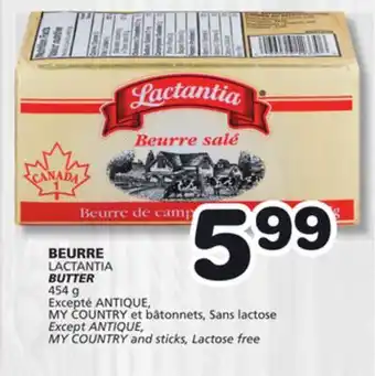 Marches Tradition LACTANTIA BUTTER offer