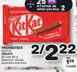 Marches Tradition NESTLÉ TREATS offer