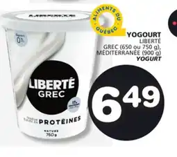 Marches Tradition LIBERTÉ YOGURT offer