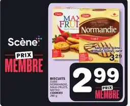 Marches Tradition DARE NORMANDIE, MAXI-FRUITS, METEO COOKIES 280 g offer