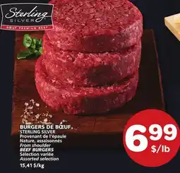 Marches Tradition STERLING SILVER BEEF BURGERS offer