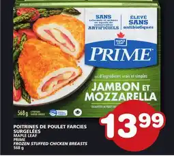 Marches Tradition MAPLE LEAF PRIME FROZEN STUFFED CHICKEN BREASTS offer