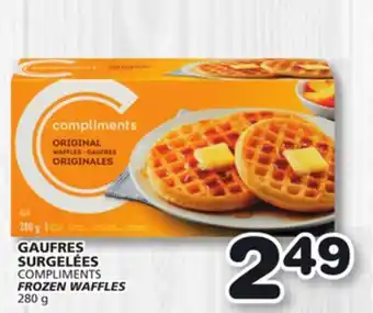 Marches Tradition COMPLIMENTS FROZEN WAFFLES offer