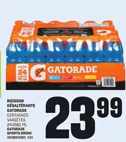 Provigo BOISSON DÉSALTÉRANTE GATORADE, 24X591 ML offer