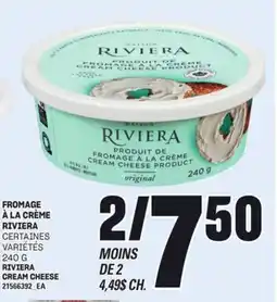 Provigo FROMAGE À LA CRÈME RIVIERA, 240 G offer