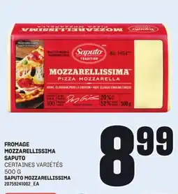 Provigo FROMAGE MOZZARELLISSIMA SAPUTO, 500 G offer