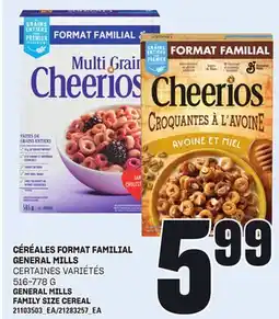 Provigo CÉRÉALES FORMAT FAMILIAL GENERAL MILLS, 516-778 G offer