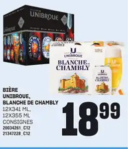 Provigo BIÈRE UNIBROUE, BIÈRE UNIBROUE, 12X341 ML offer