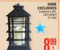 Jean Coutu HOME EXCLUSIVES LED lantern offer