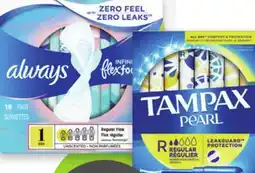 Proxim ALWAYS, TAMPAX offer