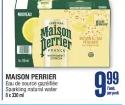 Jean Coutu MAISON PERRIER Sparkling natural water offer