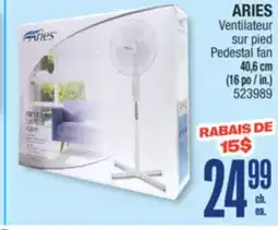 Jean Coutu ARIES Pedestal fan 40,6 cm offer