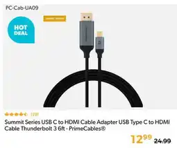 Shopper+ Summit Series USB C to HDMI Cable Adapter USB Type C to HDMI Cable Thunderbolt 3 6ft - PrimeCables offer