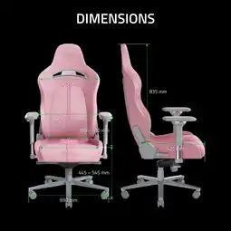 Best Buy Razer Enki Ergonomic Faux Leather PC Gaming Chair - Quartz offer