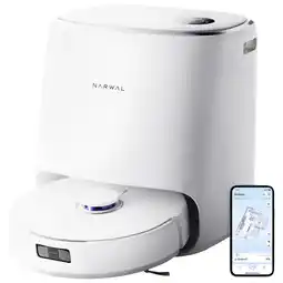Best Buy Narwal Freo X Ultra Cordless Robot Vacuum & Mop - White offer