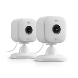 Best Buy Blink Mini 2 Wi-Fi Indoor/Outdoor 1080p HD IP Camera - 2 Pack - White offer