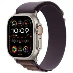 Best Buy Apple Watch Ultra 2 (GPS + Cellular) 49mm Titanium Case with Indigo Alpine Loop - Large 165-210mm offer