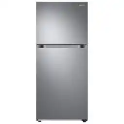 Best Buy Samsung 29 17.6 Cu. Ft. Top Freezer Refrigerator with LED Lighting (RT18M6213SR) - Stainless Steel offer
