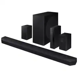 Best Buy Samsung Q850D 7.1.2 Channel Sound Bar with Subwoofer- Black - Exclusive Retail Partner offer