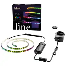Best Buy Twinkly Line Smart 1.5m (5 ft.) Multi-Colour Light Strip Starter Kit offer