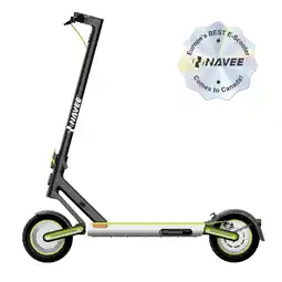 Best Buy NAVEE S65 Smart Electric Scooter (500W motor/65km range/32km/h Top Speed) Foldable E-Scooter for Adults - Black/Green offer
