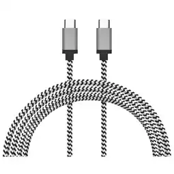 Best Buy LBT 3m (9.8 ft.) Braided USB-C to USB-C Cable (LBT108) - Black/White offer