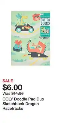 Well OOLY Doodle Pad Duo Sketchbook Dragon Racetracks offer