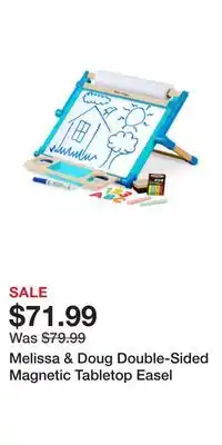 Well Melissa & Doug Double-Sided Magnetic Tabletop Easel offer