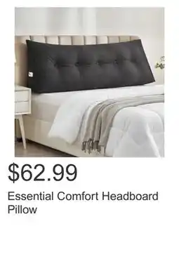 Costco Essential Comfort Headboard Pillow offer
