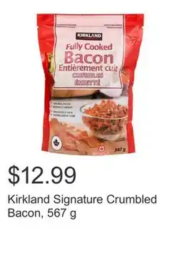 Costco Kirkland Signature Crumbled Bacon, 567 g offer