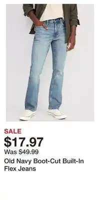 Old Navy Old Navy Boot-Cut Built-In Flex Jeans offer