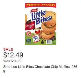 Costco Sara Lee Little Bites Chocolate Chip Muffins, 936 g offer