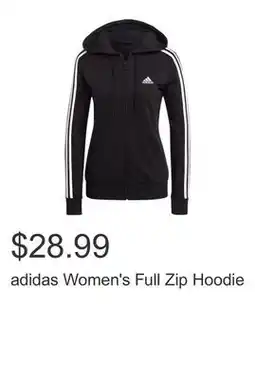 Costco adidas Women's Full Zip Hoodie offer