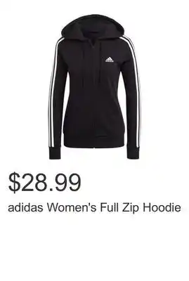 Costco adidas Women's Full Zip Hoodie offer