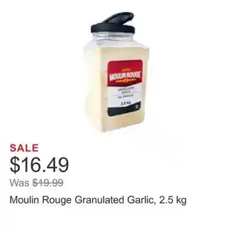 Costco Moulin Rouge Granulated Garlic, 2.5 kg offer