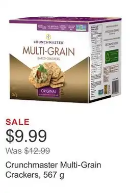 Costco Crunchmaster Multi-Grain Crackers, 567 g offer