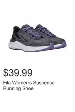 Costco Fila Women's Suspense Running Shoe offer