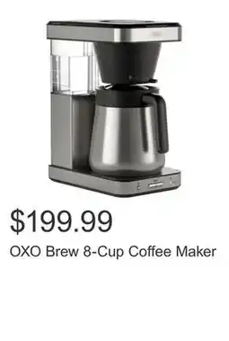 Costco OXO Brew 8-Cup Coffee Maker offer