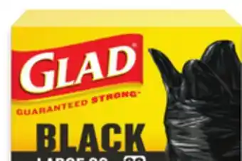 Walmart Glad Black Garbage Bags offer