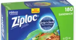 Walmart Ziploc Freezer or Sandwich Bags offer