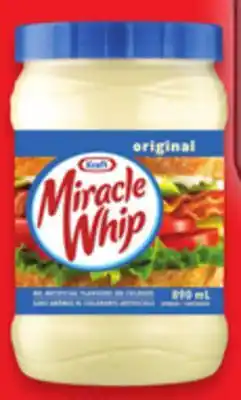 Walmart Kraft Miracle Whip 890 mL offer