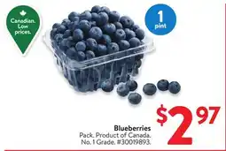 Walmart Blueberries offer