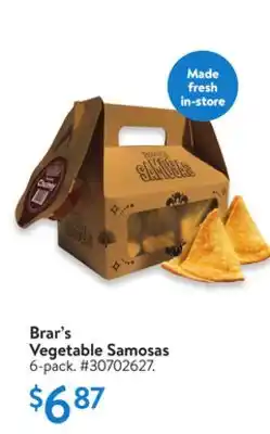Walmart Brar's Vegetable Samosas offer