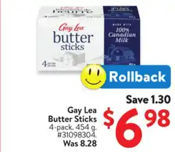 Walmart Gay Lea Butter Sticks offer